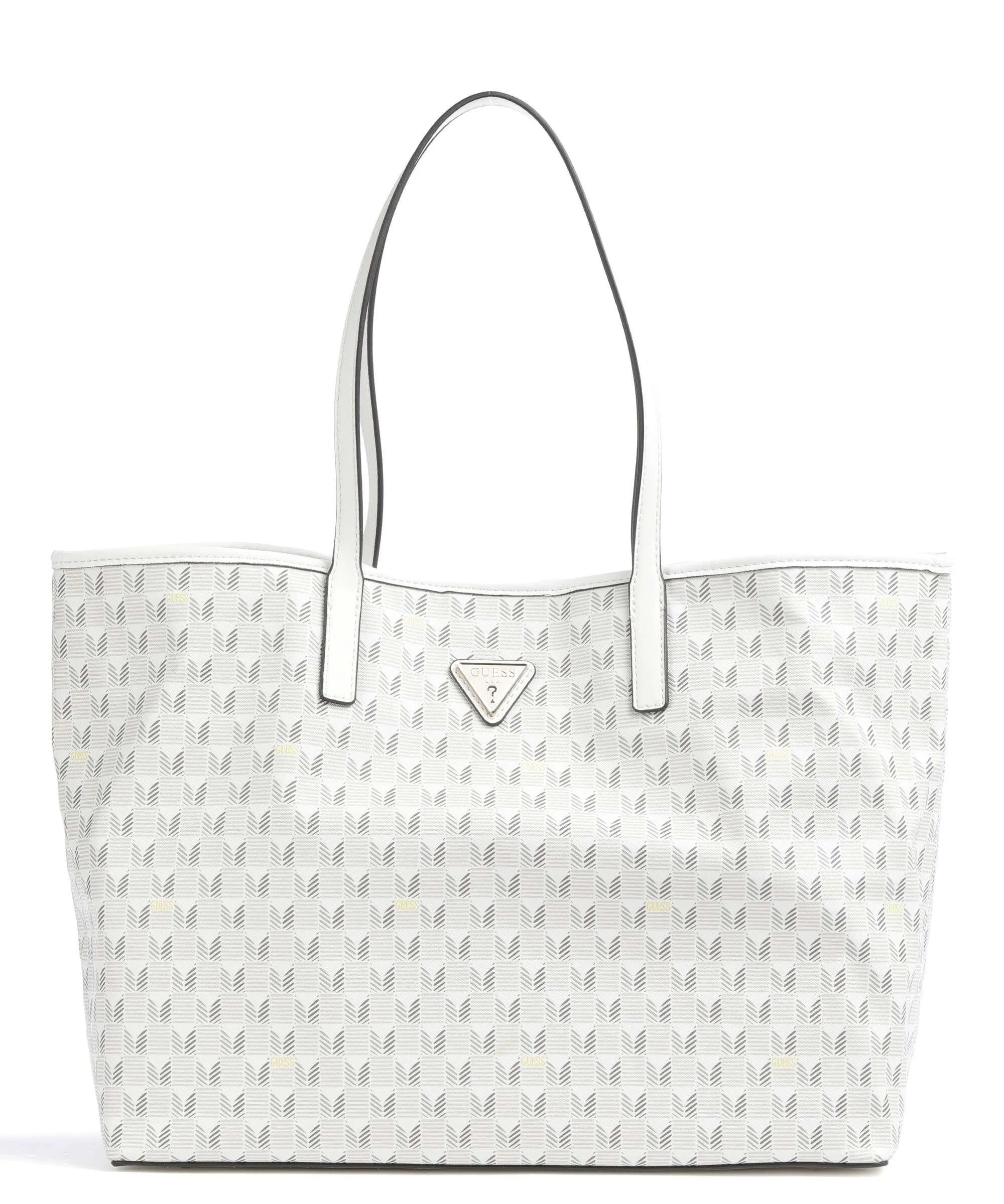  Guess Vikky Borsa shopper pelle sintetica avorio  