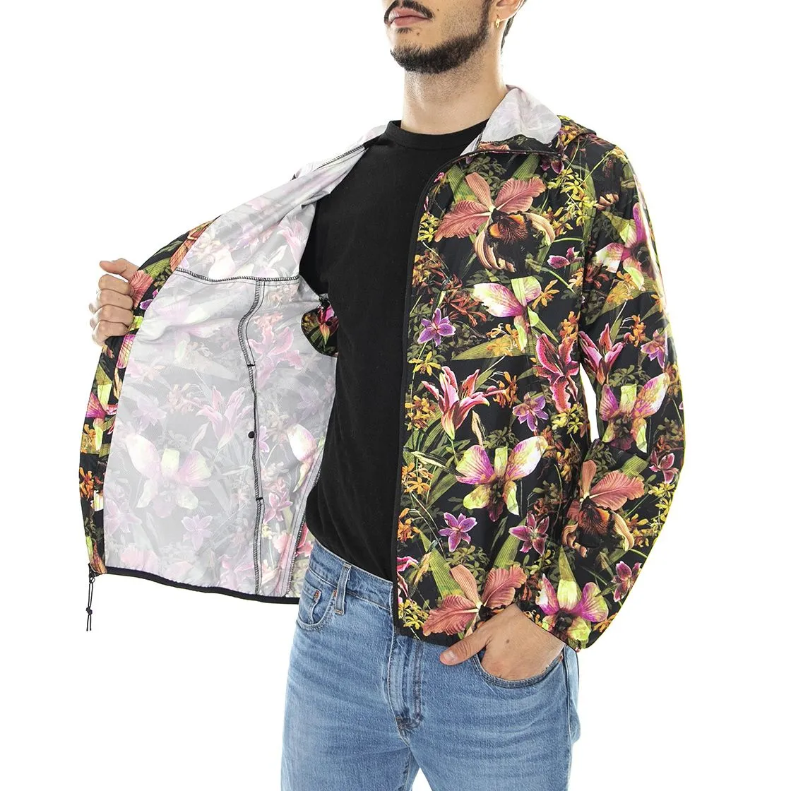 Herschel Voyage - Giacca Invernale con Cappuccio Uomo Jungle Hoffman / Verde / Camo    