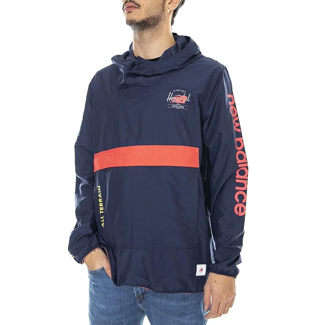 Herschel Voyage Hip Pack Anorak - Giacca Invernale Uomo Blu / Night Lights    