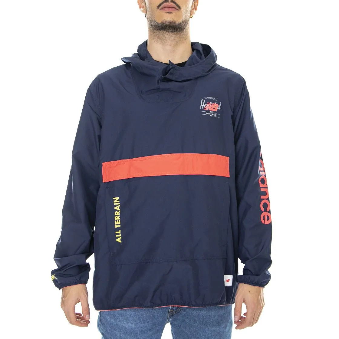 Herschel Voyage Hip Pack Anorak - Giacca Invernale Uomo Blu / Night Lights    