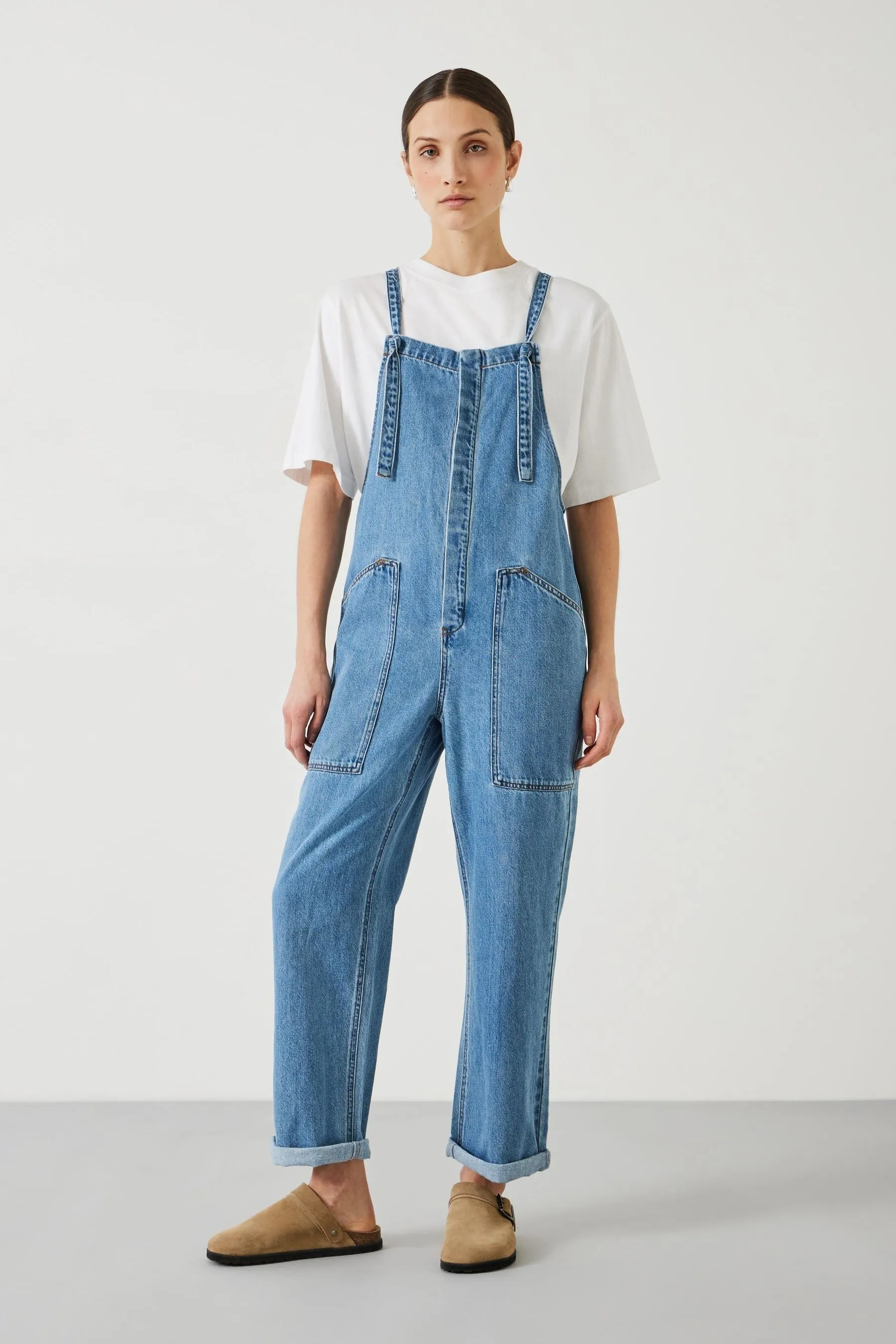 Hush Ellie - Denim Corto salopette