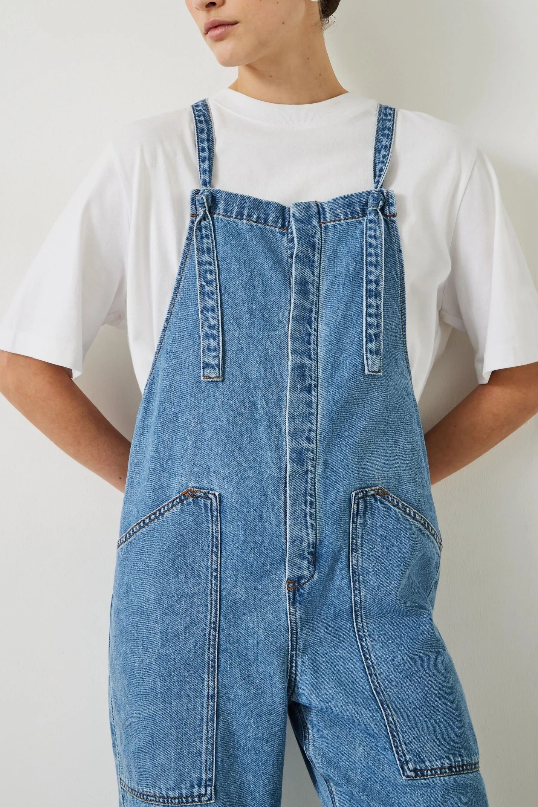 Hush Ellie - Denim Corto salopette