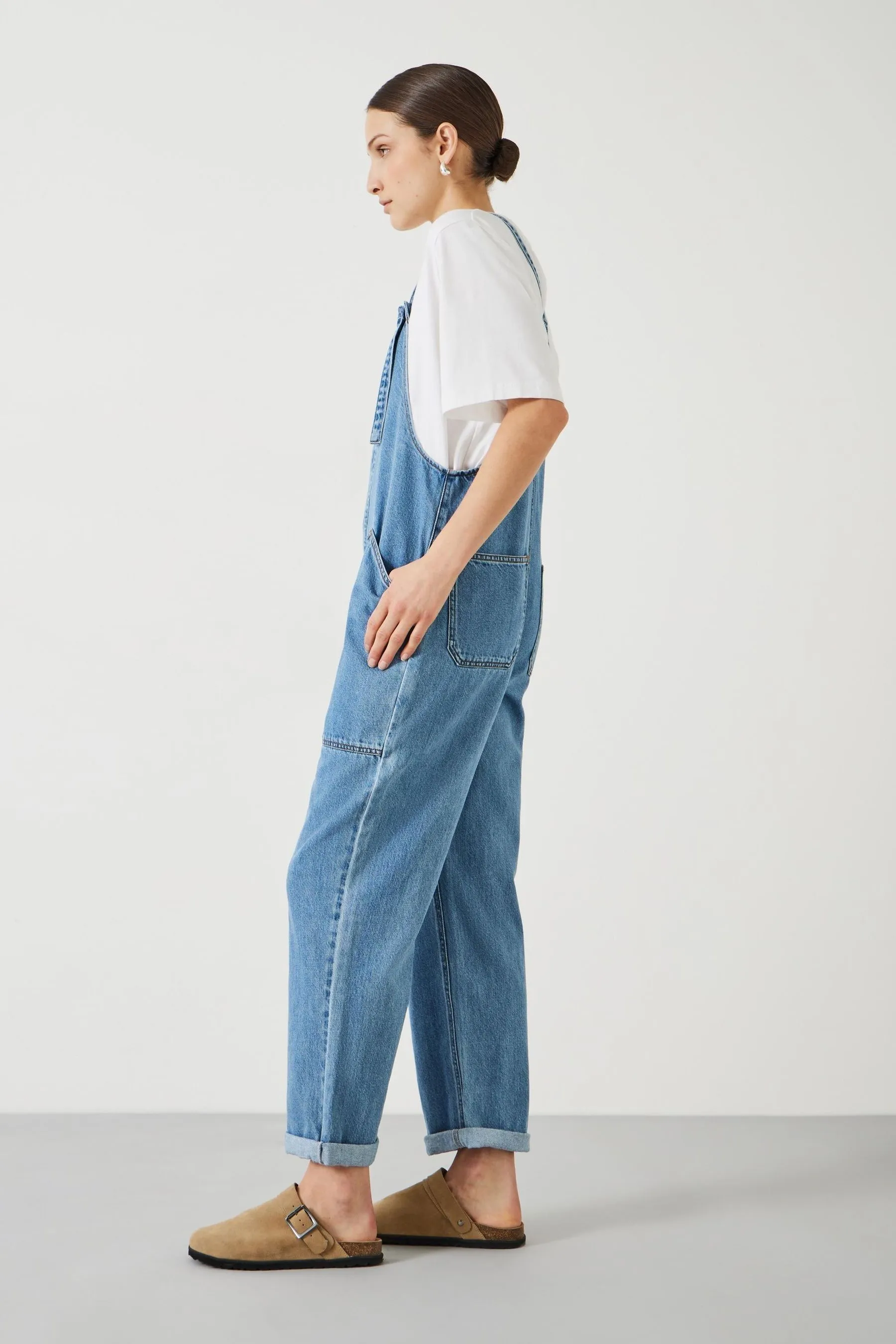 Hush Ellie - Denim Corto salopette