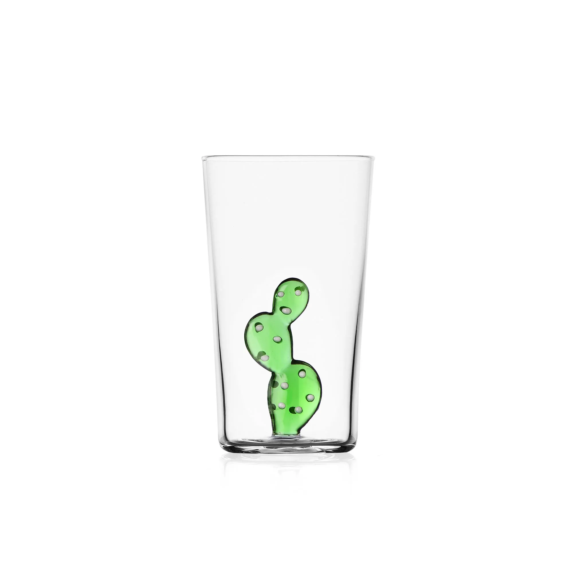 Ichendorf  Bicchiere in vetro per longdrink con cactus Desert Plants