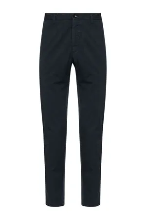 INCOTEX Abbigliamento,Pantaloni Chino in cotone elasticizzato blu navy 