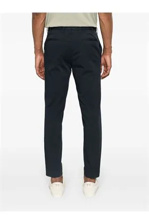 INCOTEX Abbigliamento,Pantaloni Chino in cotone elasticizzato blu navy 