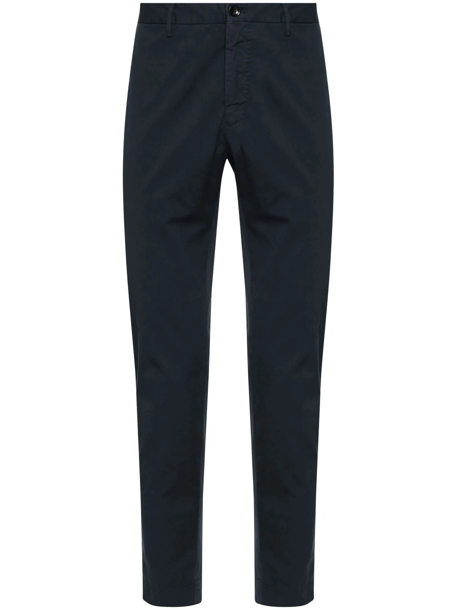 INCOTEX Abbigliamento,Pantaloni Chino in cotone elasticizzato blu navy 