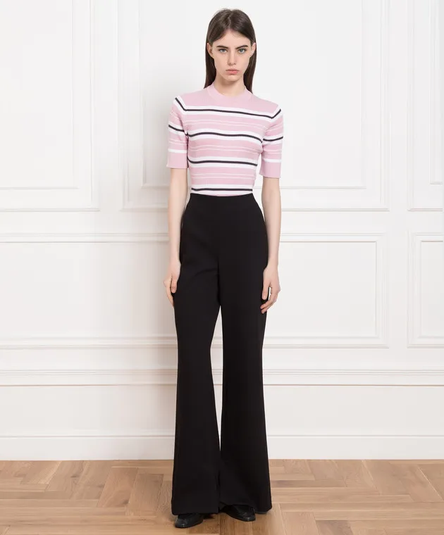 John Smedley Maglione a righe rosa di Kitts KITTS
