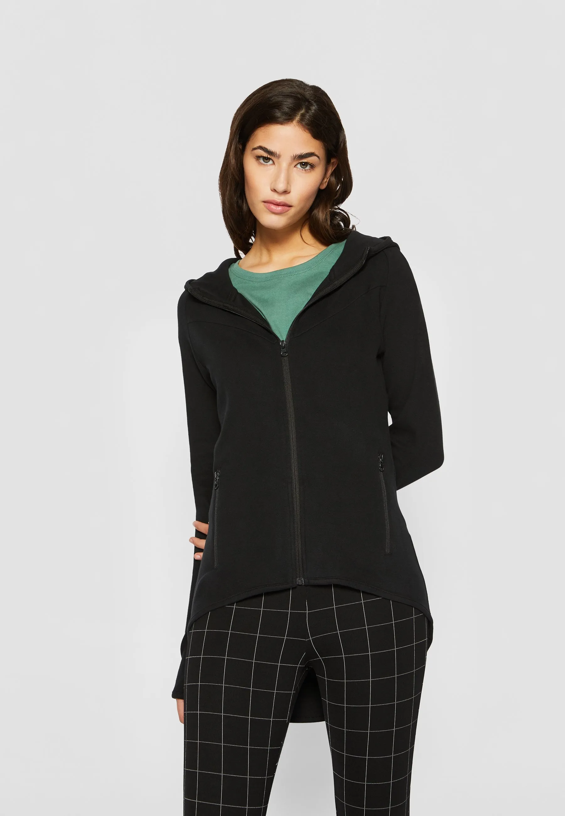 LADIES ATHLETIC INTERLOCK ZIP HOODY - Felpa con zip