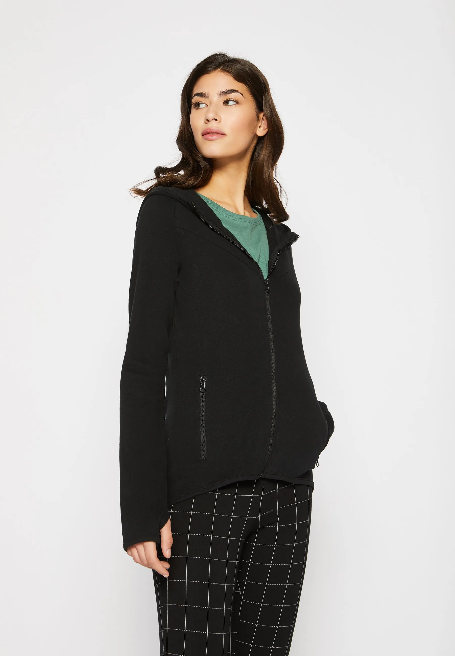 LADIES ATHLETIC INTERLOCK ZIP HOODY - Felpa con zip