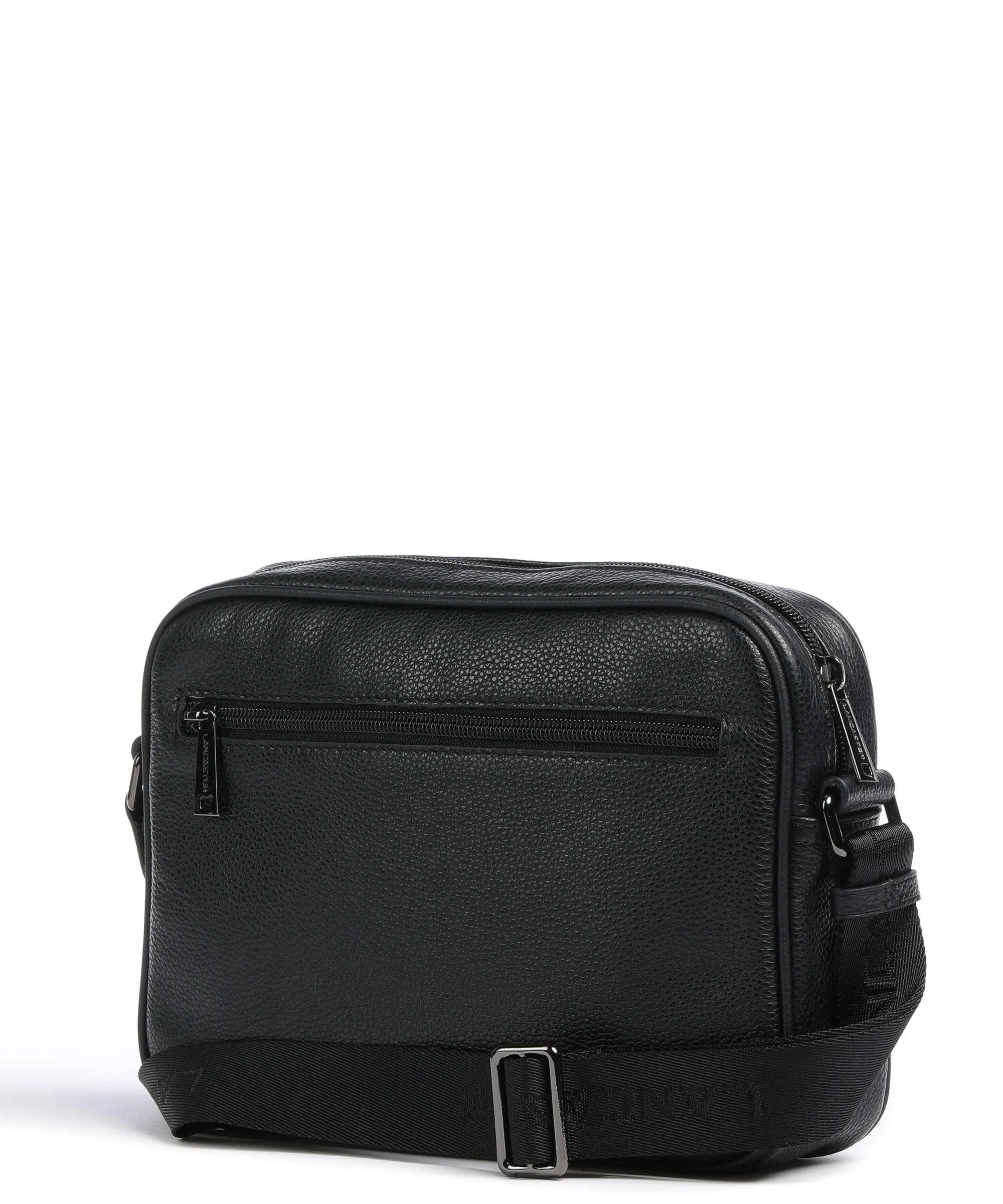  Lancaster Milano Gentlemen Borsa a tracolla pelle di vacchetta grana nero  