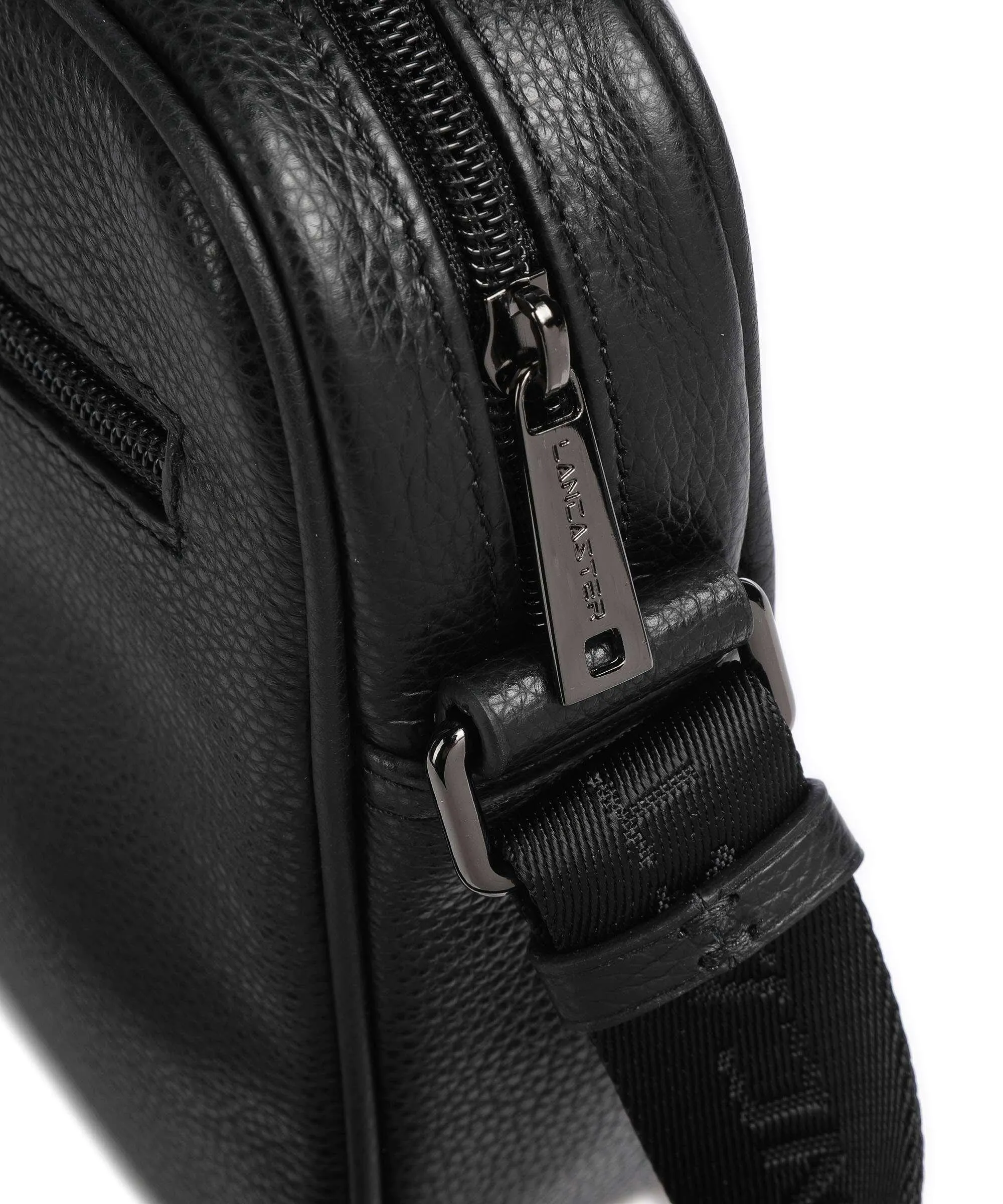  Lancaster Milano Gentlemen Borsa a tracolla pelle di vacchetta grana nero  
