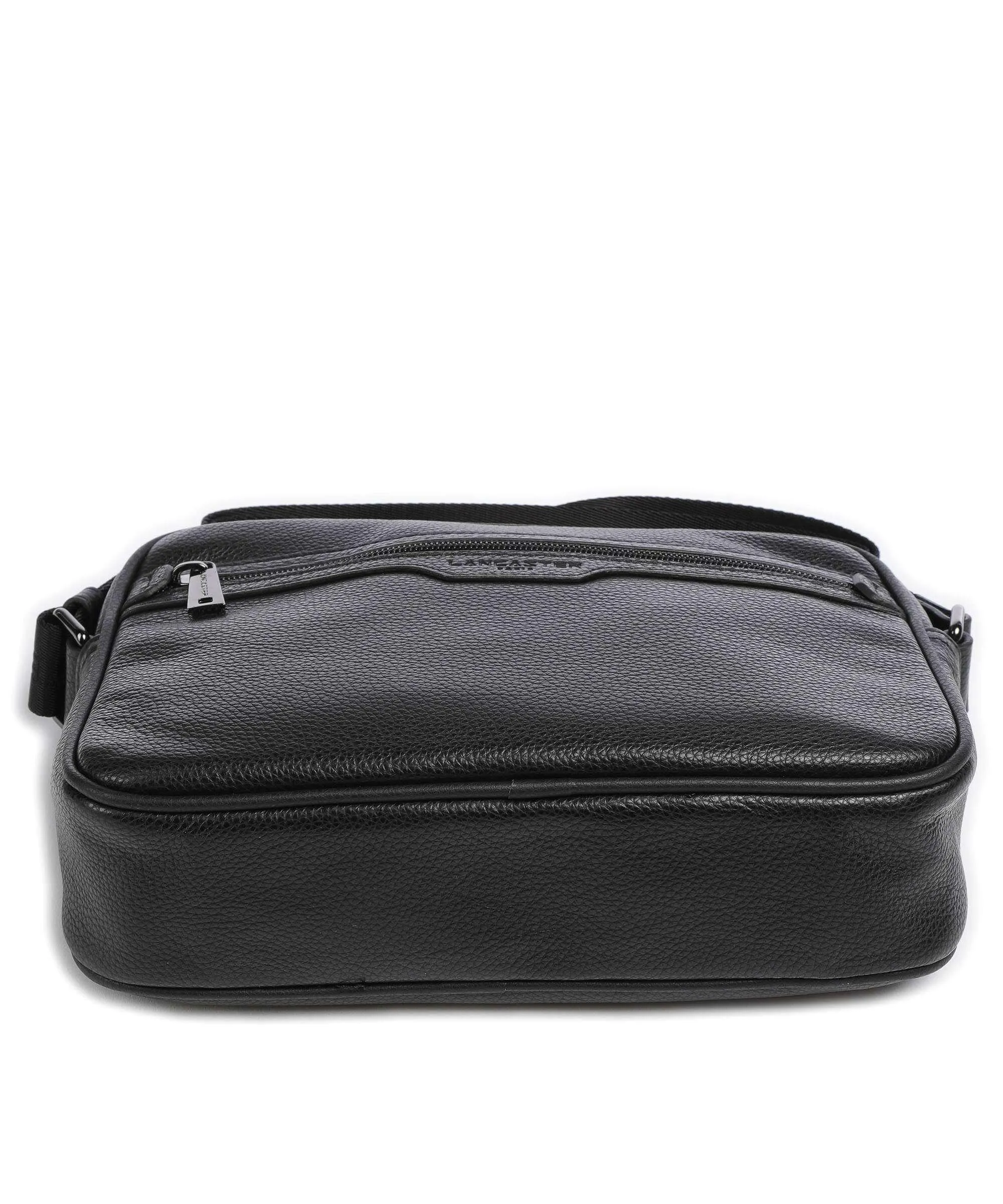  Lancaster Milano Gentlemen Borsa a tracolla pelle di vacchetta grana nero  