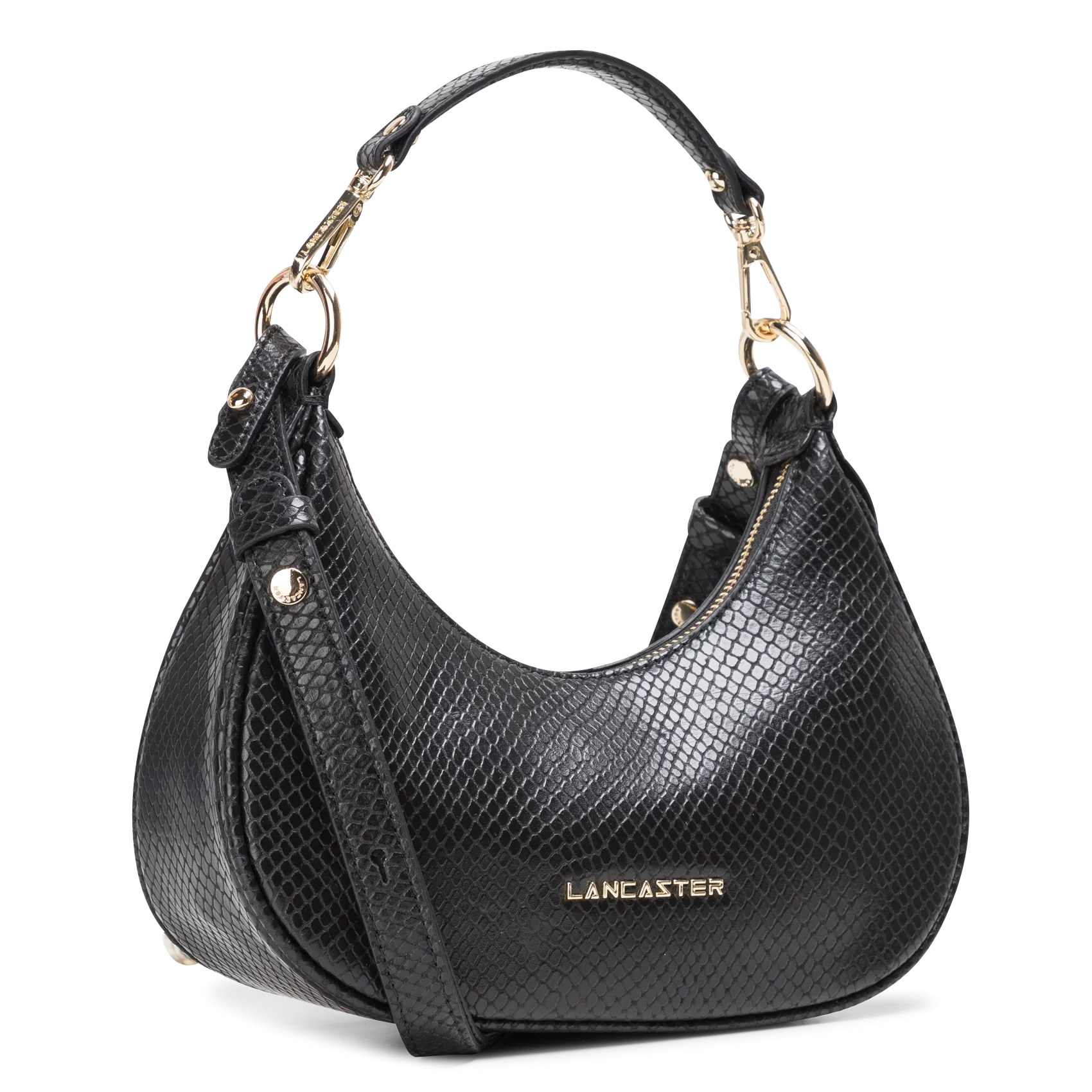  LANCASTER PARIS   EXO ARIA - Borsa a tracolla in pelle | Nero