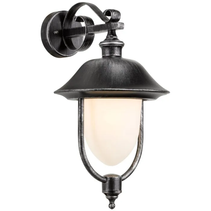 LCD Nabburg Applique da esterno LED Nero, Argento, 1-Luce