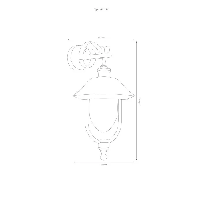 LCD Nabburg Applique da esterno LED Nero, Argento, 1-Luce