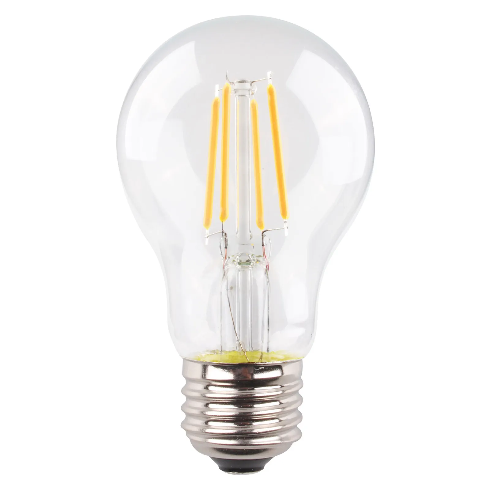 LED E27 4W 2.700K filamenti set 3x, 470lm