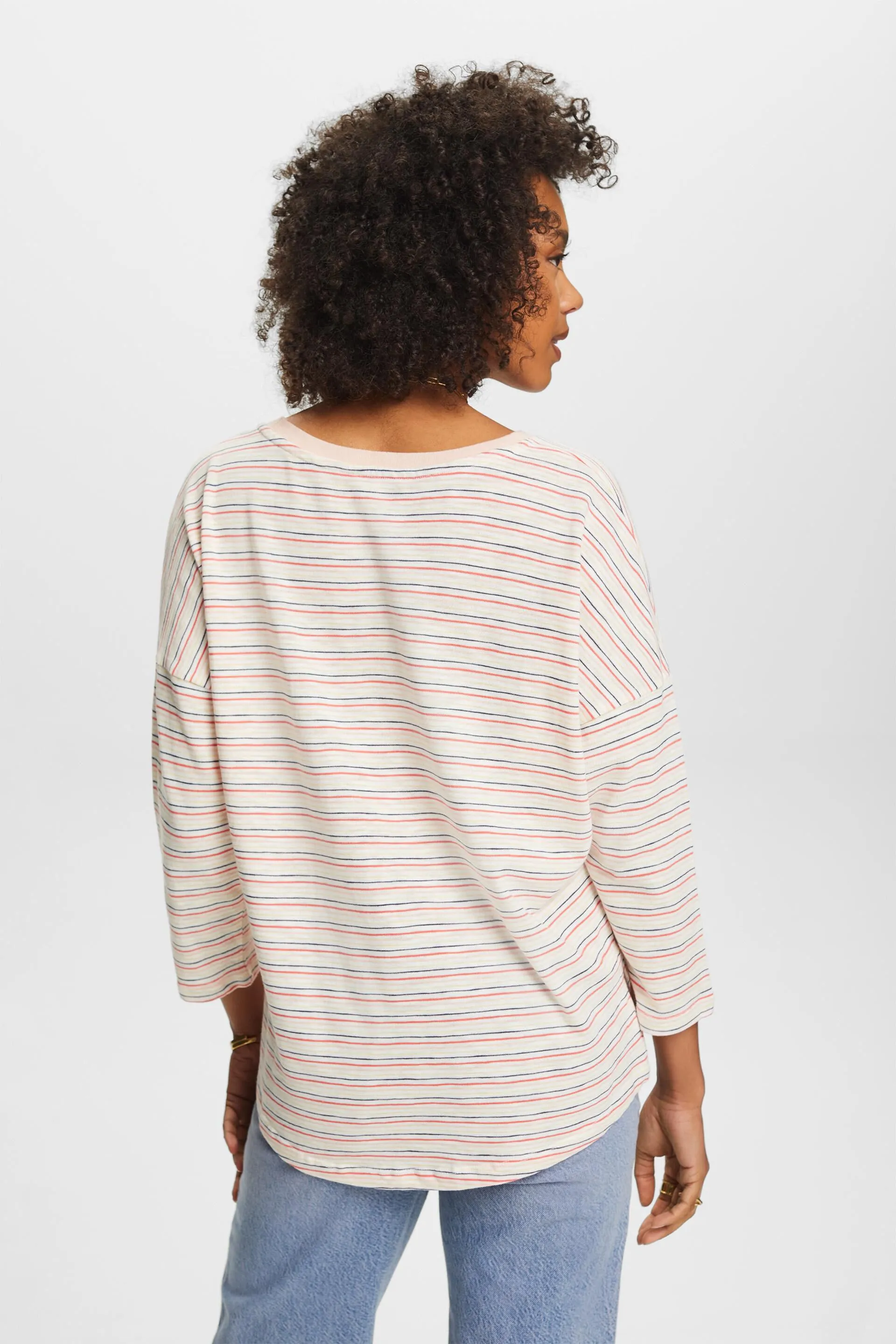 Maglia a maniche lunghe con motivo a righe