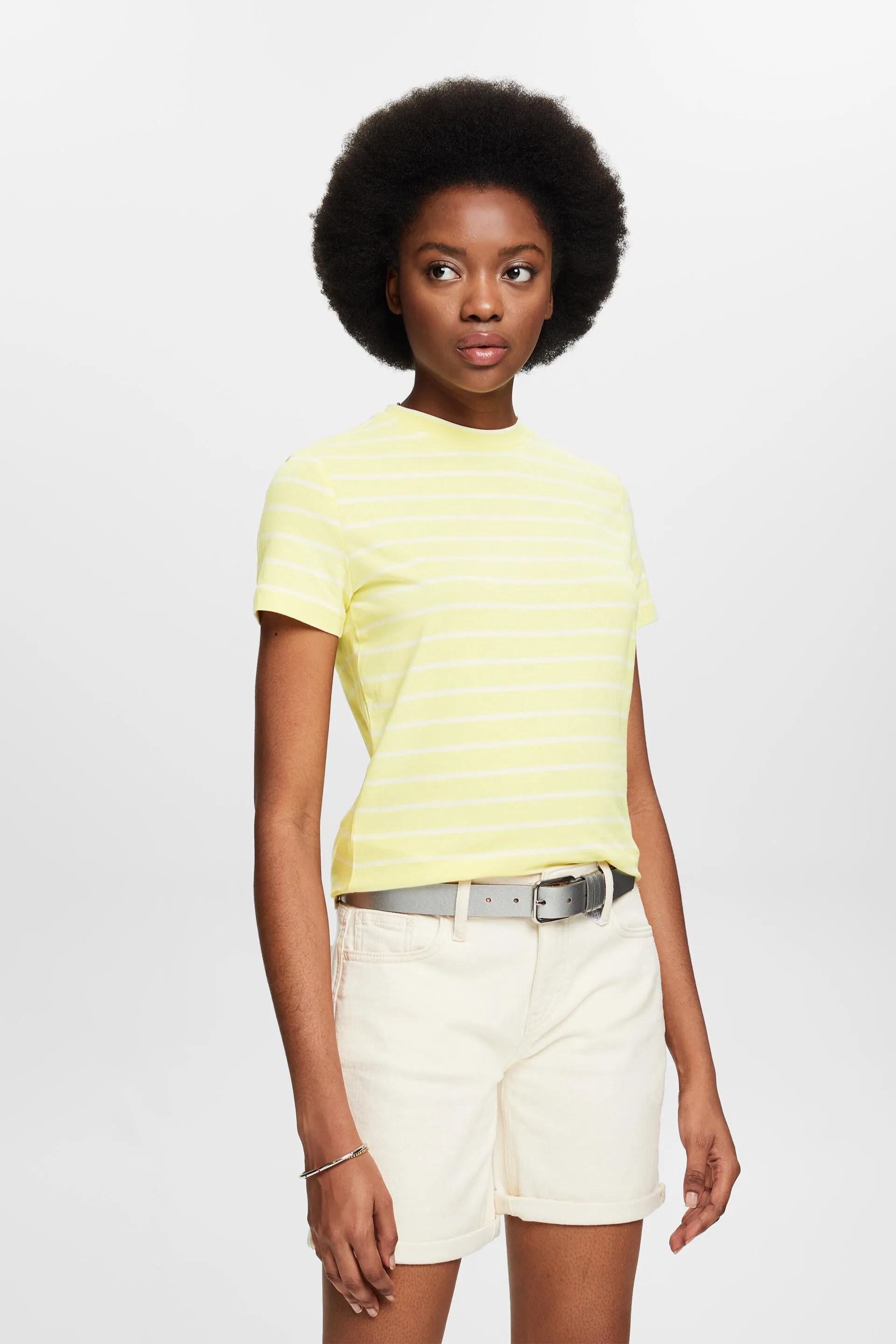 Maglia girocollo a righe
