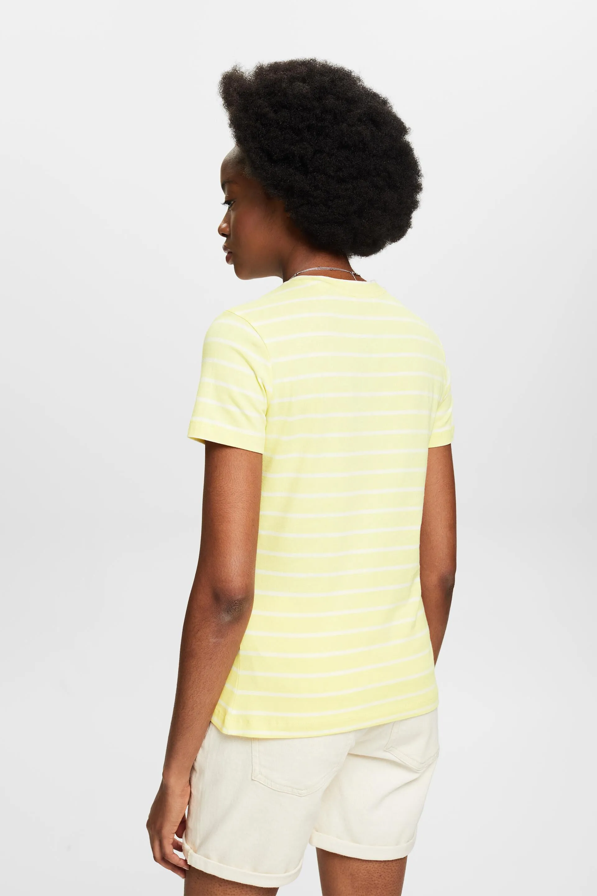 Maglia girocollo a righe