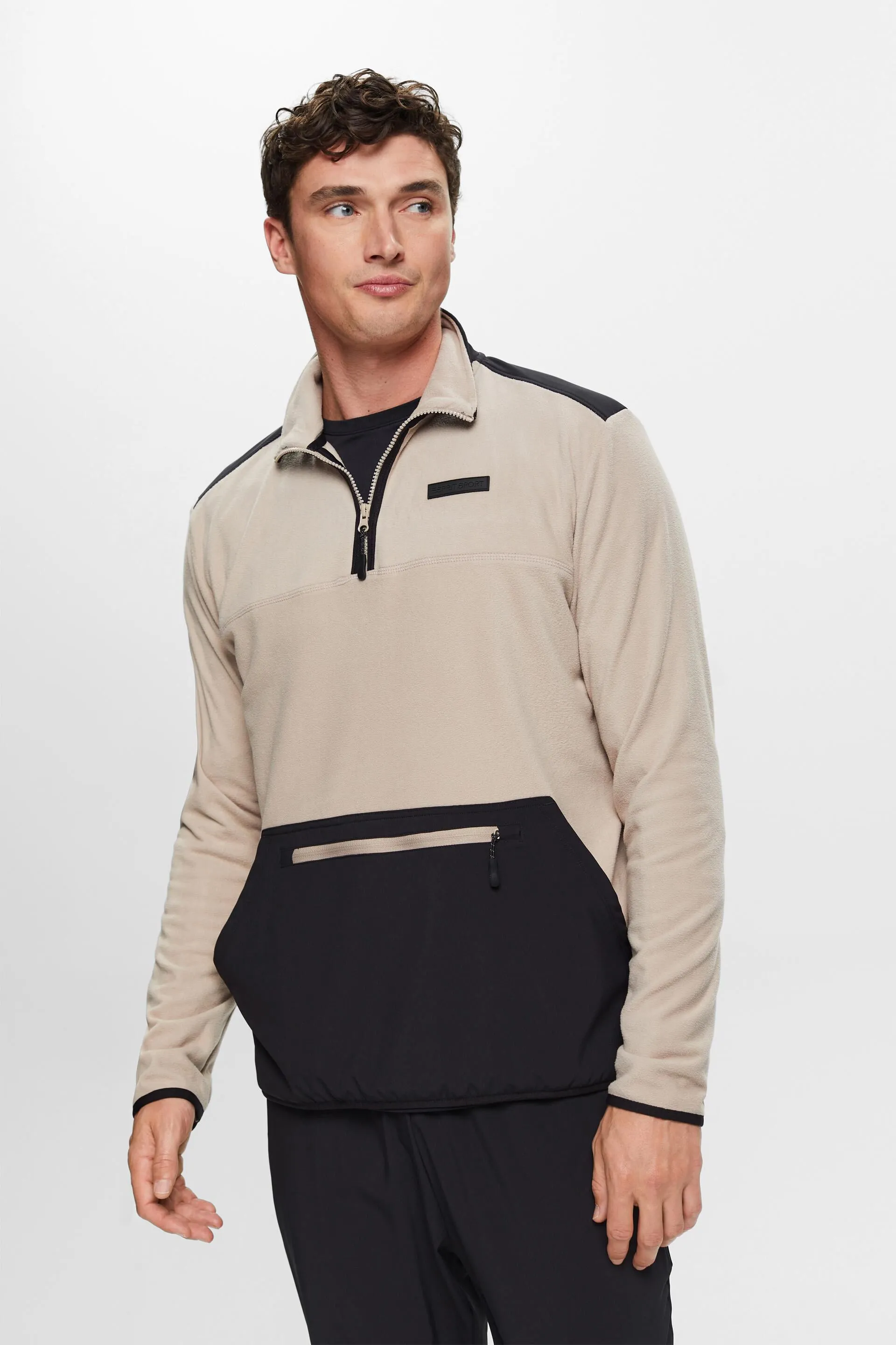 Maglia in pile a maniche lunghe
