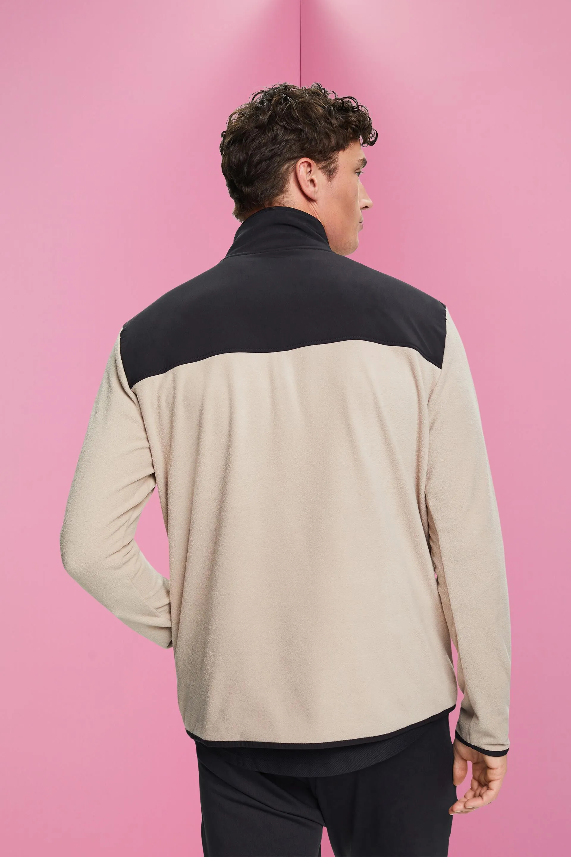 Maglia in pile a maniche lunghe