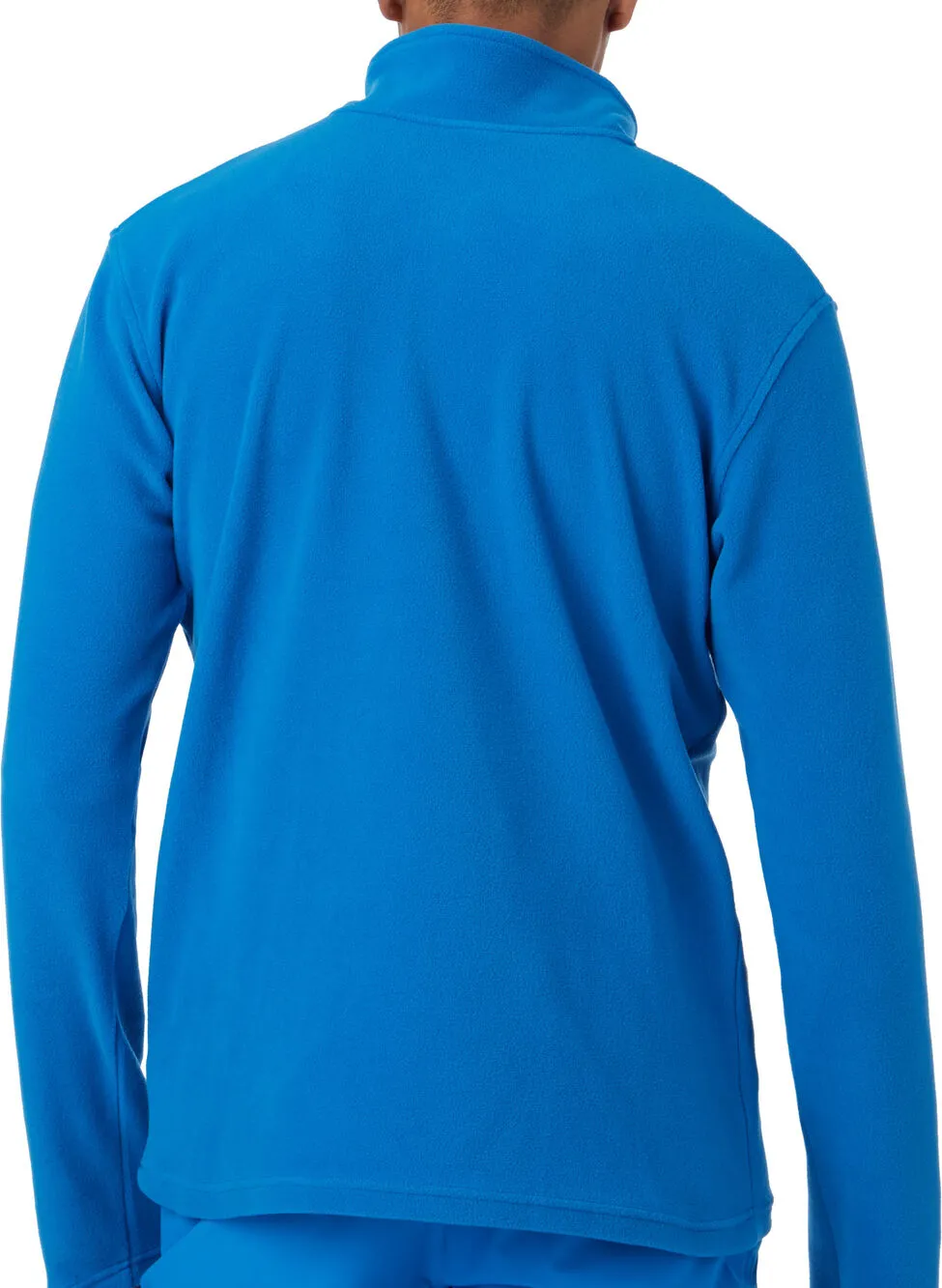 maglia in pile amarillo 1/2 zip