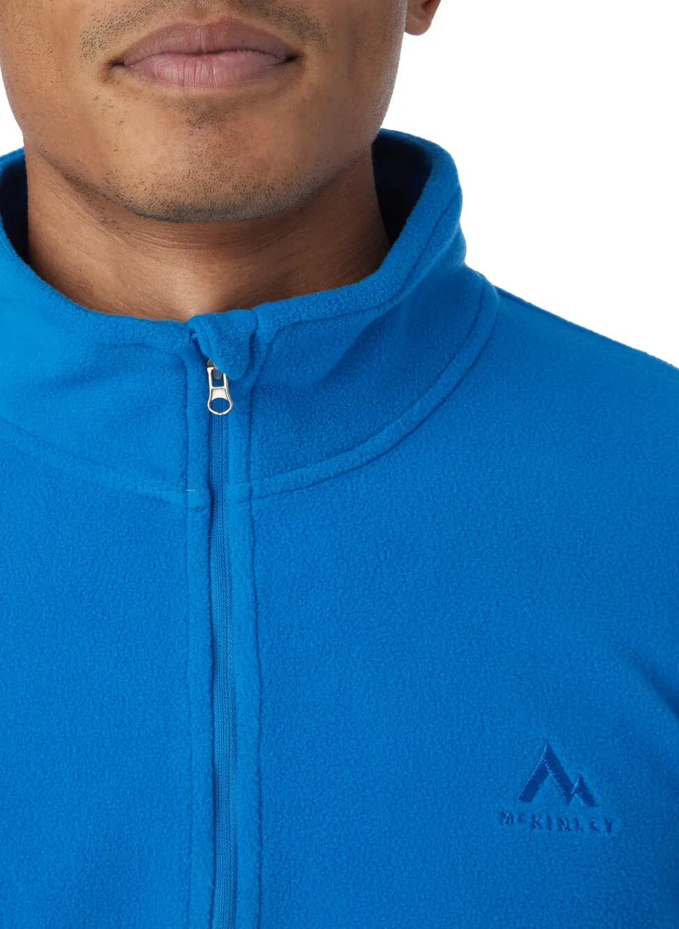 maglia in pile amarillo 1/2 zip