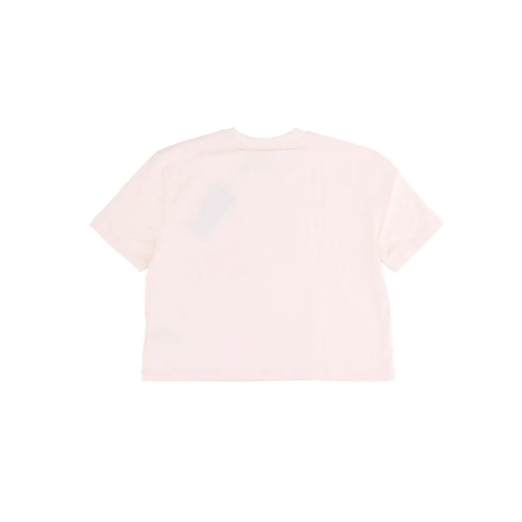 maglietta corta donna poplin pocket tee WONDER WHITE