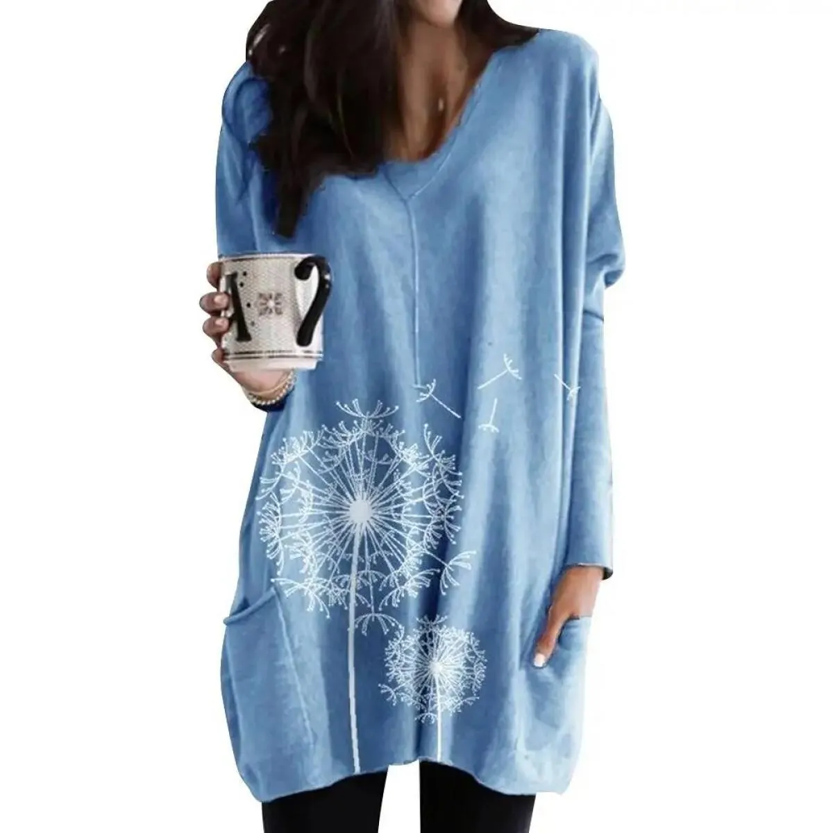 Maglietta taglia femminile Inverno Camicie da donna Taglie Taglie Camicia ampia Maglietta invernale da donna