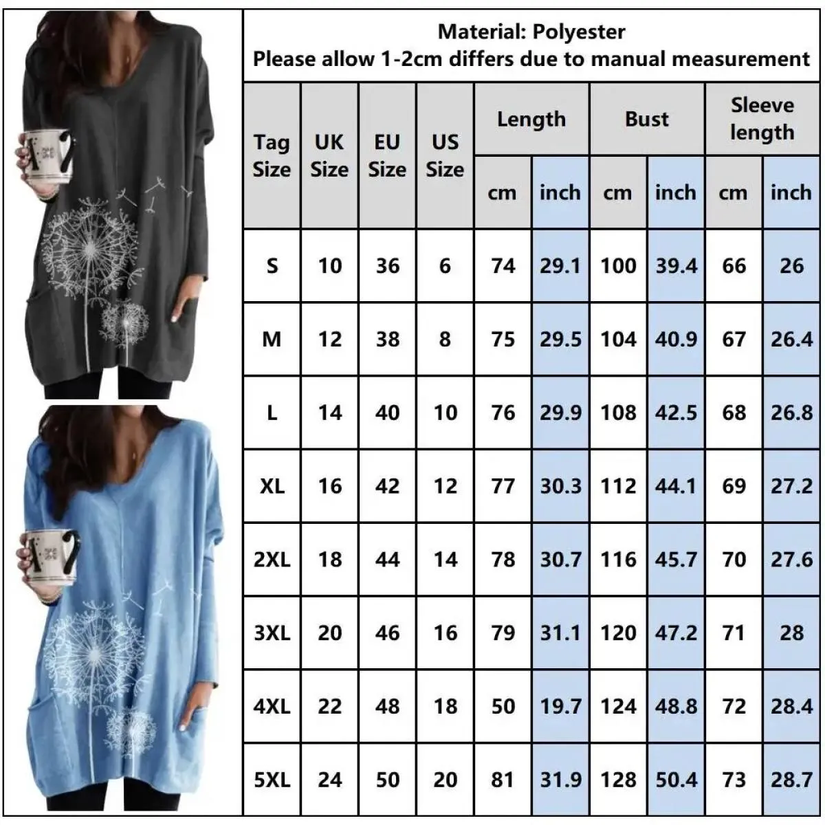 Maglietta taglia femminile Inverno Camicie da donna Taglie Taglie Camicia ampia Maglietta invernale da donna