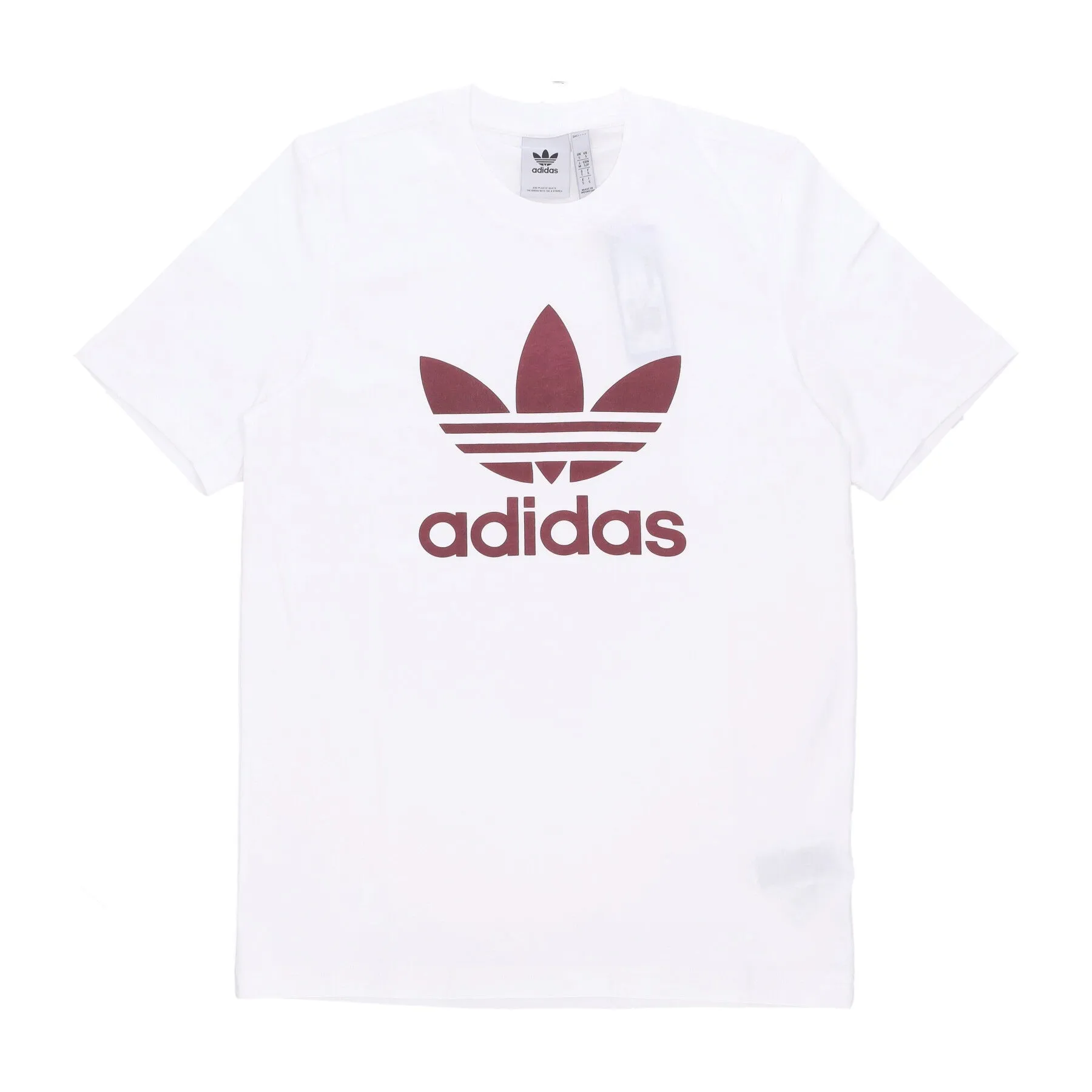 Maglietta Uomo Adicolor Classic Trefoil Tee White/red
