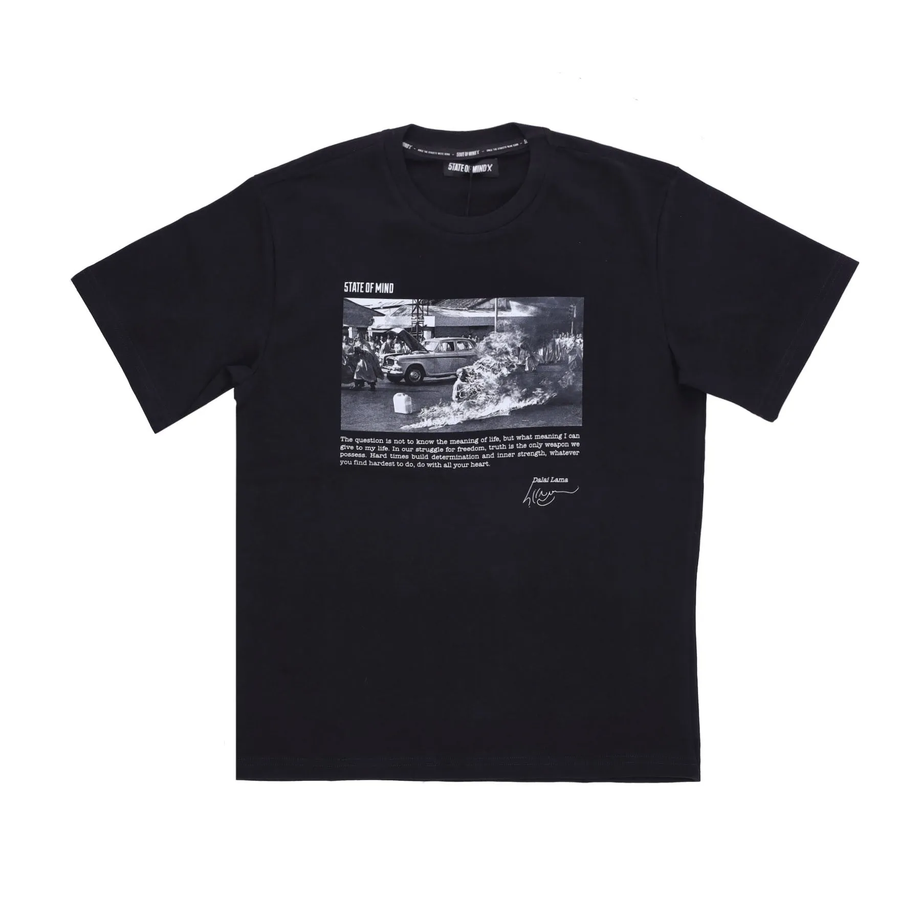 Maglietta Uomo Dalai Lama Tee Black