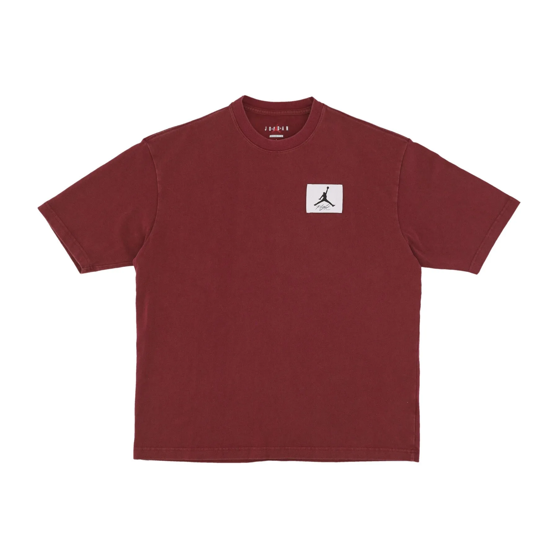 Maglietta Uomo Flight Essential Wash Oversized Tee Cherrywood Red