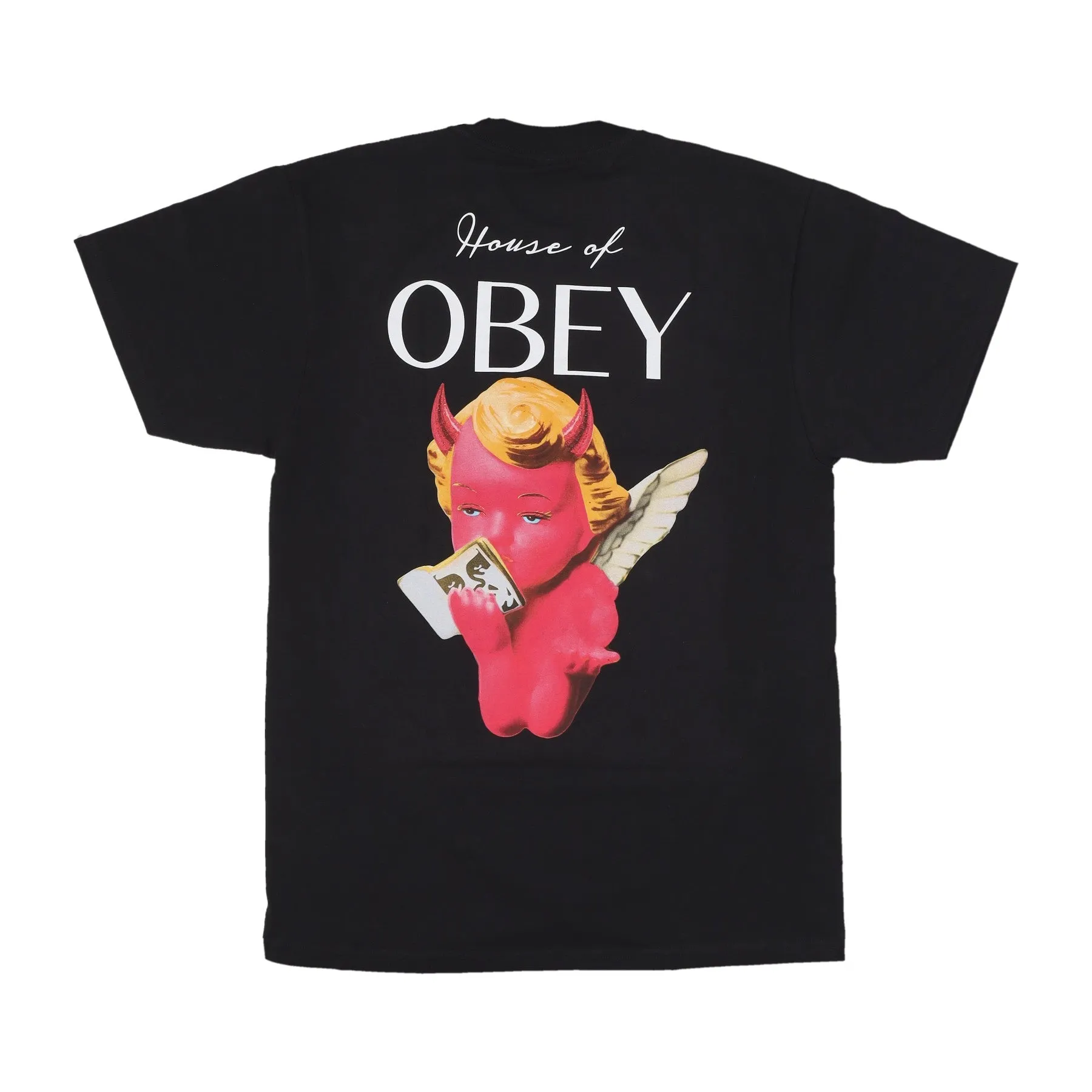 Maglietta Uomo House Of Obey Classic Tee Black