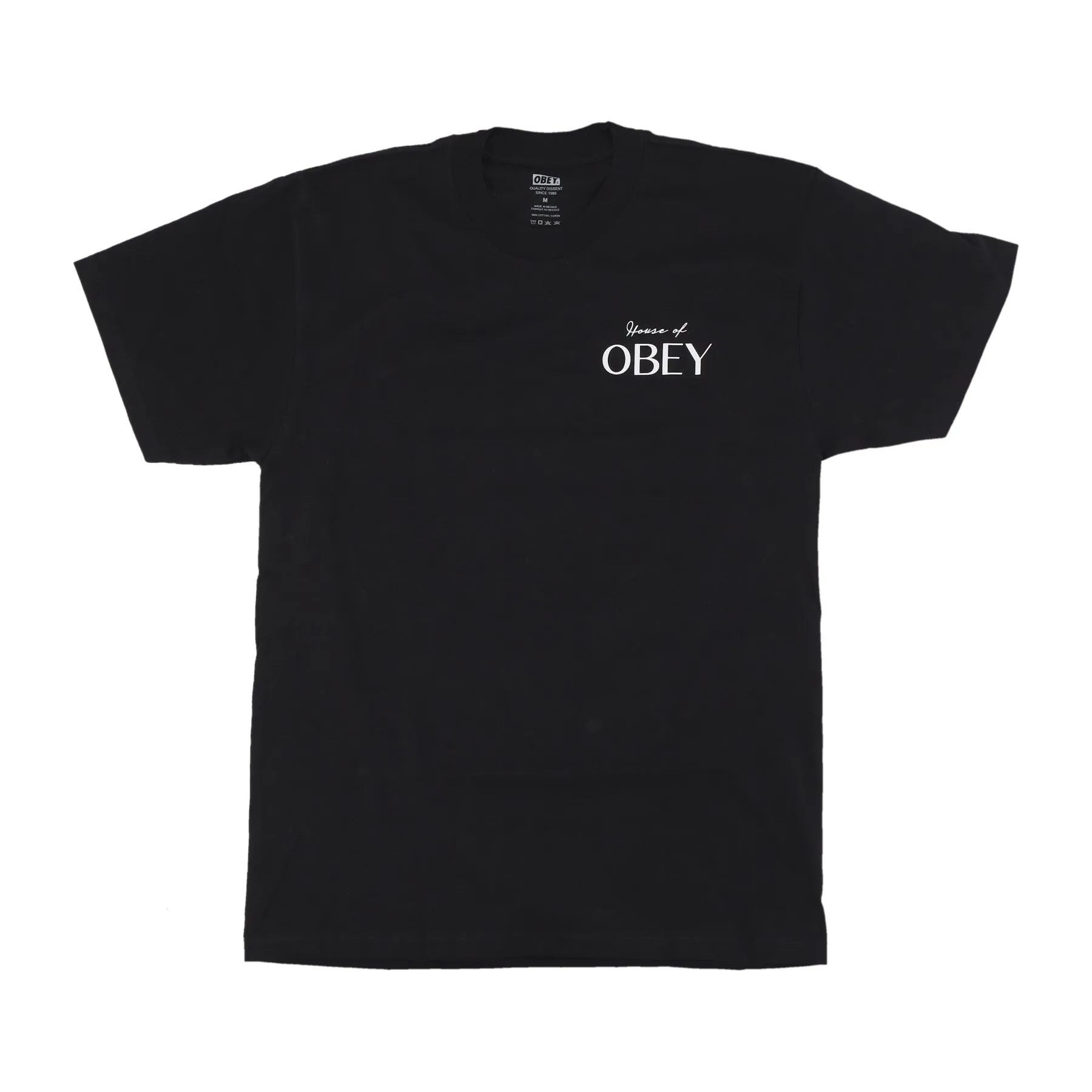 Maglietta Uomo House Of Obey Classic Tee Black