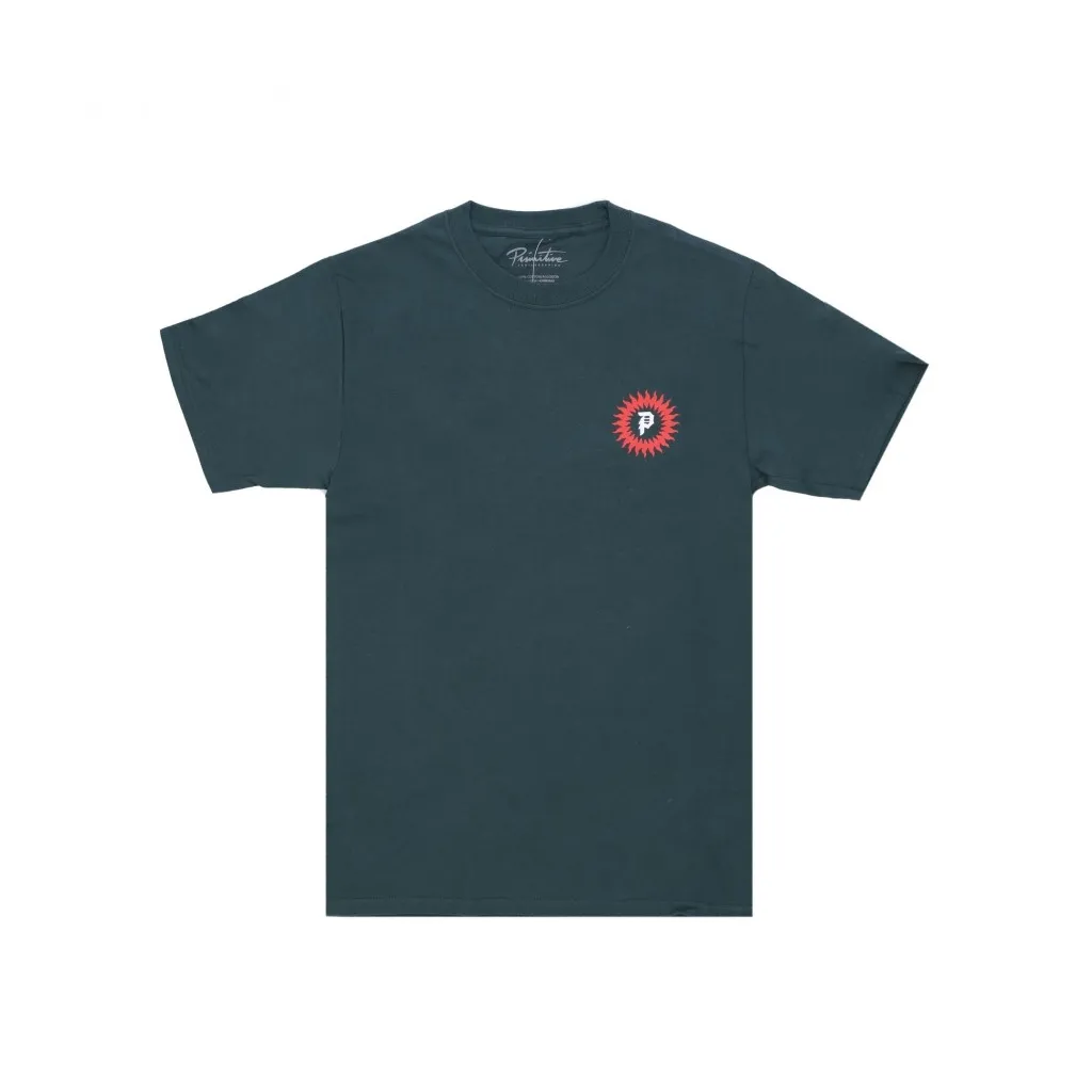 maglietta uomo red cap tee FOREST GREEN
