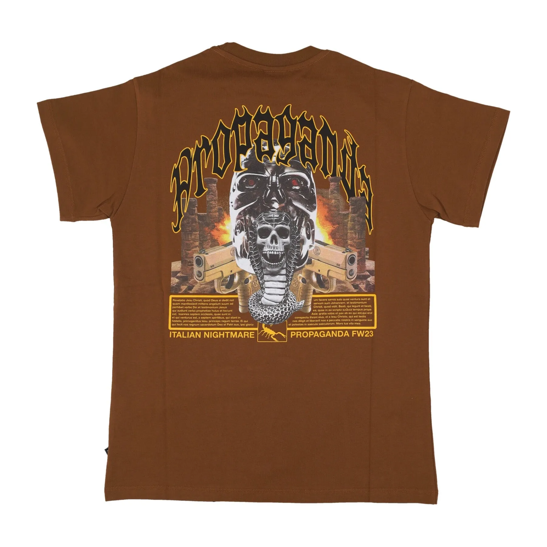 Maglietta Uomo Saudi Tee Brown