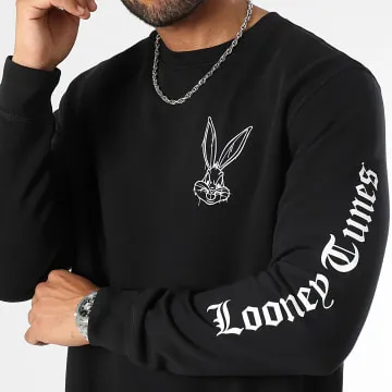 Maniche a girocollo Angry Bugs Bunny Nero