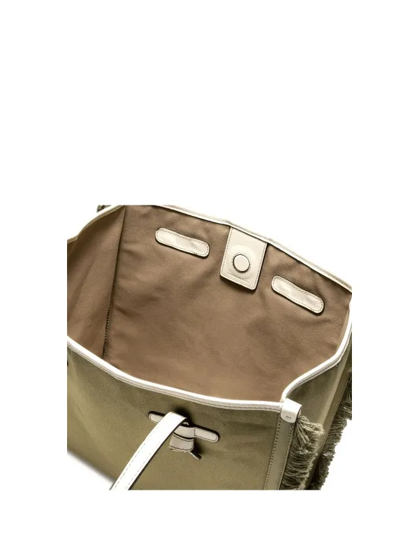 Marcella fringed shopping bag