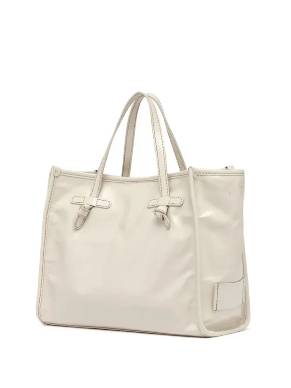 Marcella shopping bag in translucent leather