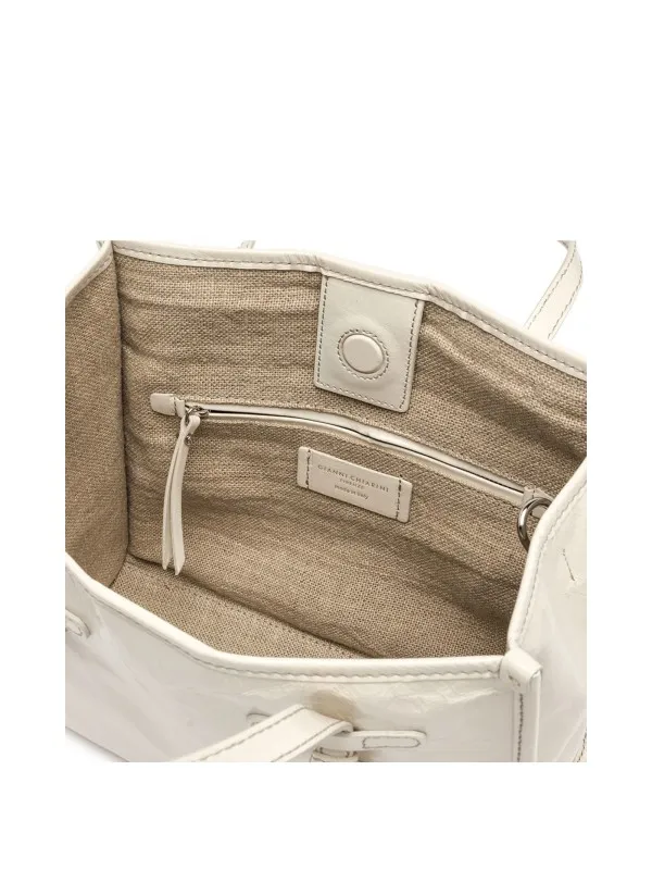 Marcella shopping bag in translucent leather
