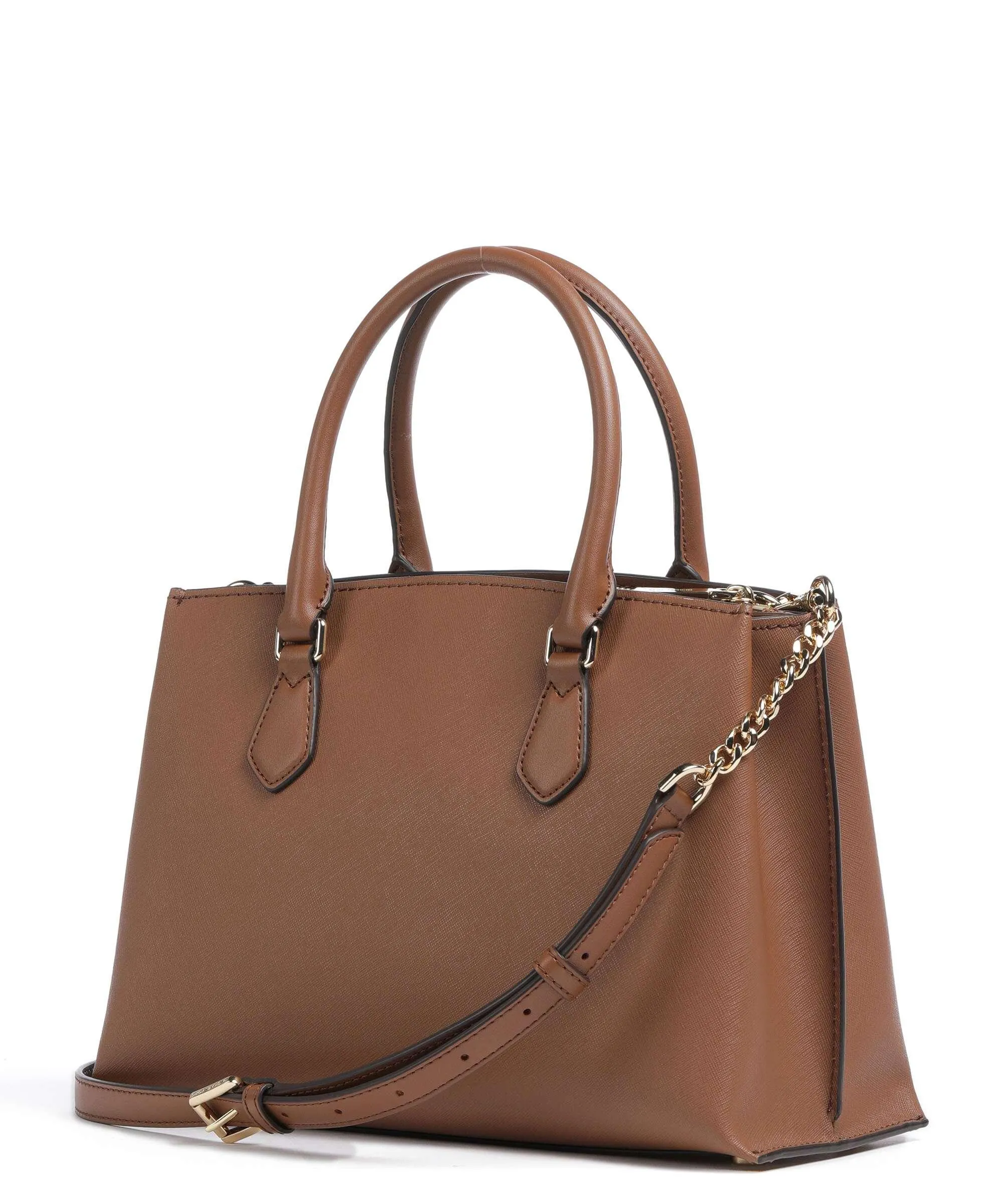  Michael Kors Graham Borsa a mano pelle di vacchetta saffiano marrone  