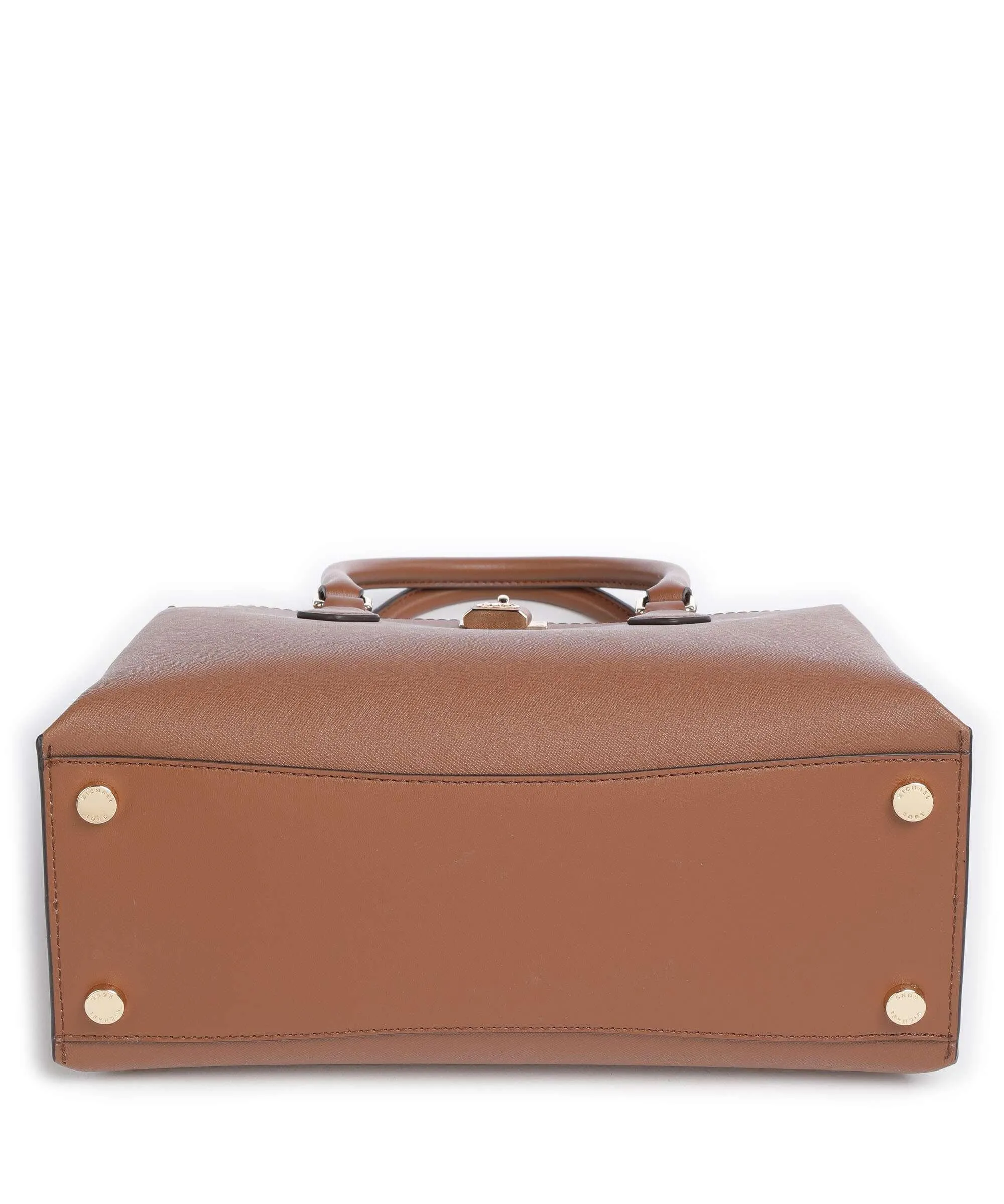  Michael Kors Graham Borsa a mano pelle di vacchetta saffiano marrone  