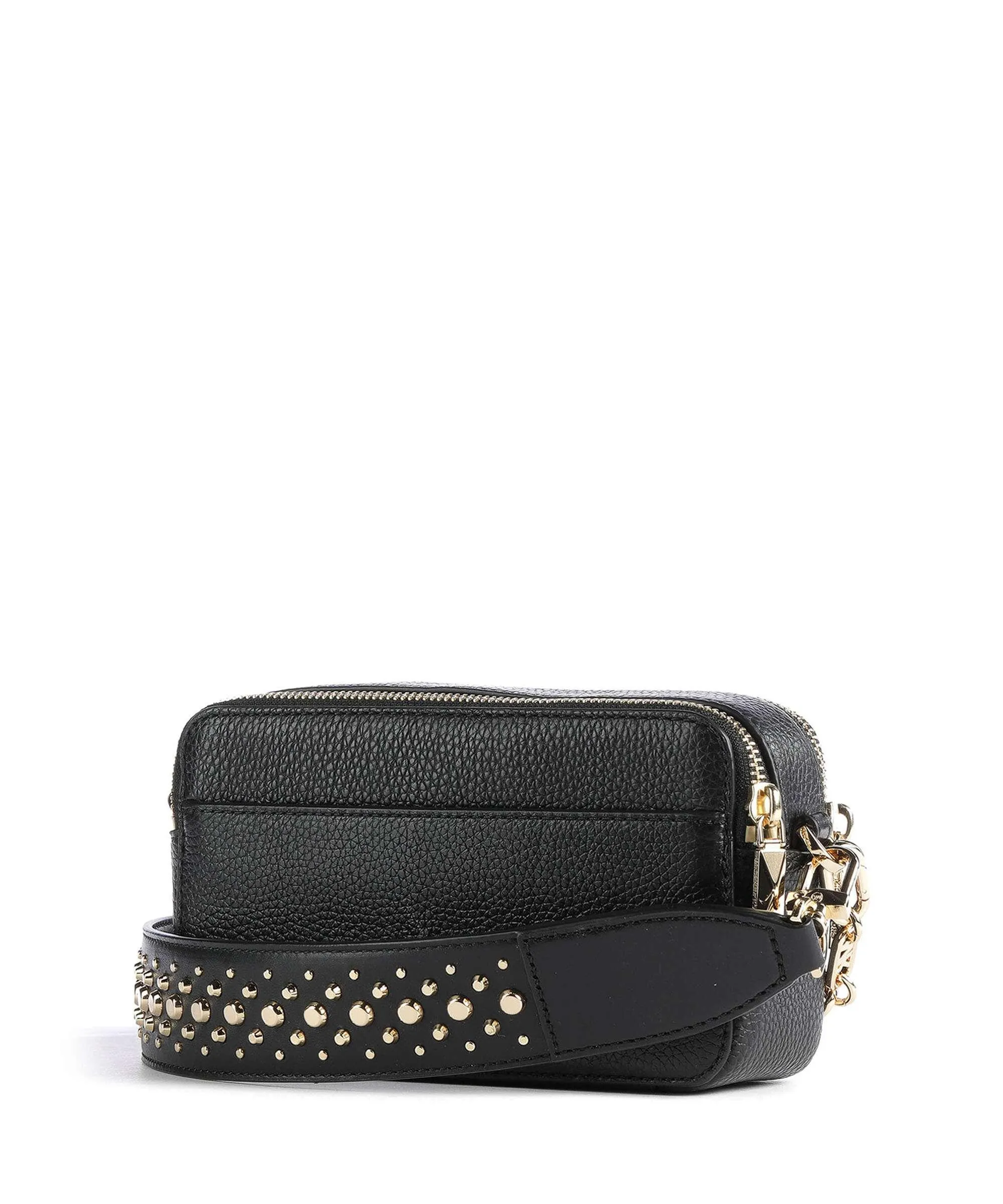  Michael Kors Jet Set Borsa a tracolla pelle di vacchetta grana nero  