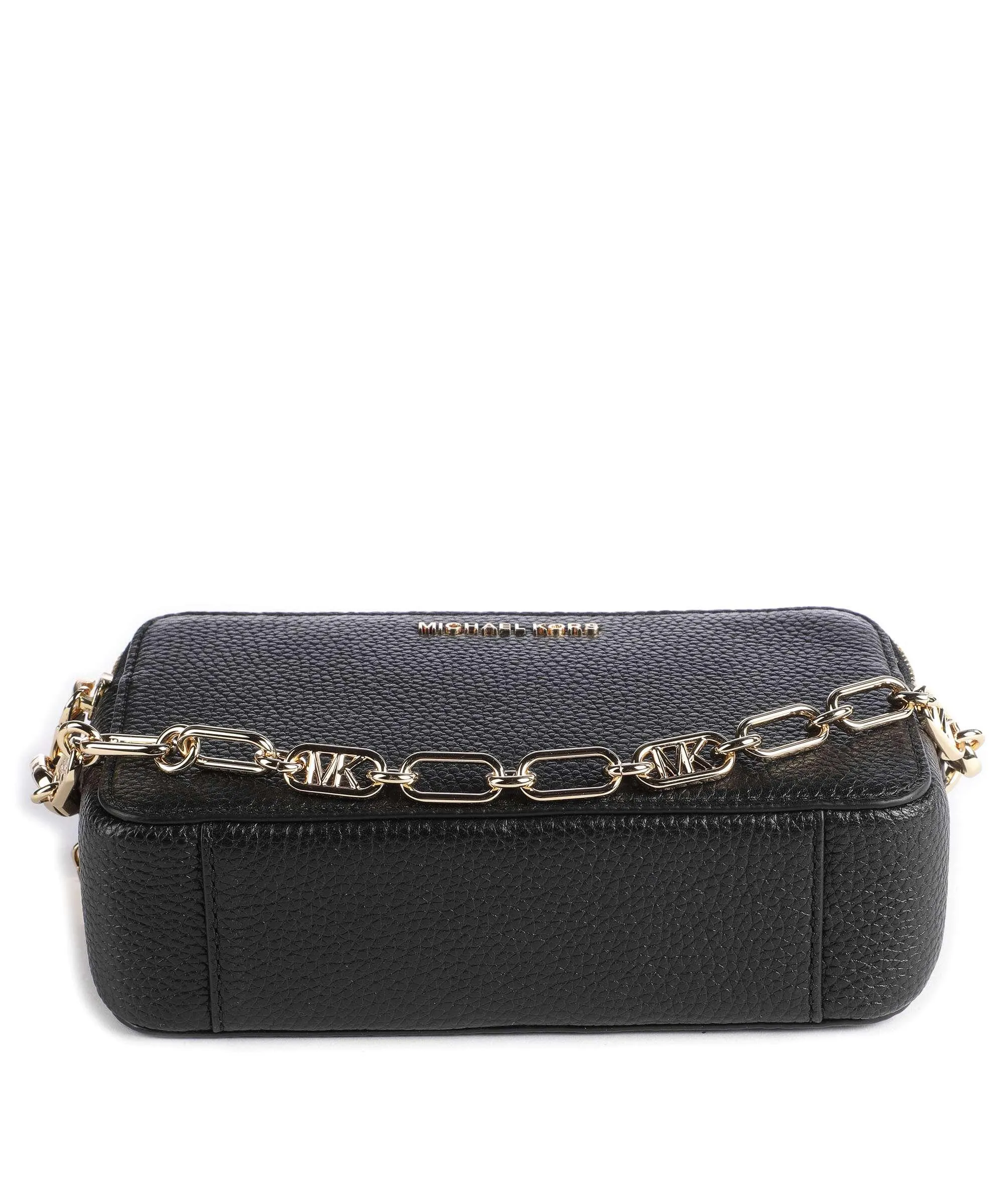  Michael Kors Jet Set Borsa a tracolla pelle di vacchetta grana nero  