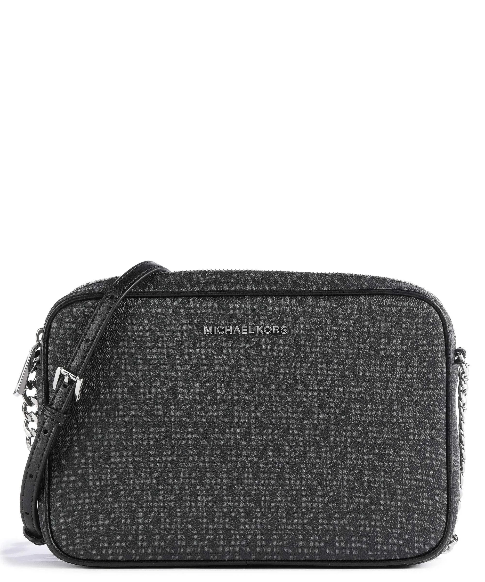 Michael Kors Jet Set Borsa a tracolla tela nero  