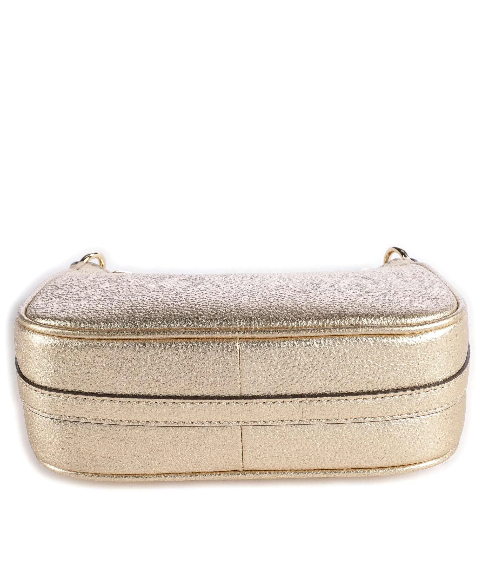  Michael Kors Jet Set Charm Borsa a spalla pelle di vacchetta grana oro  