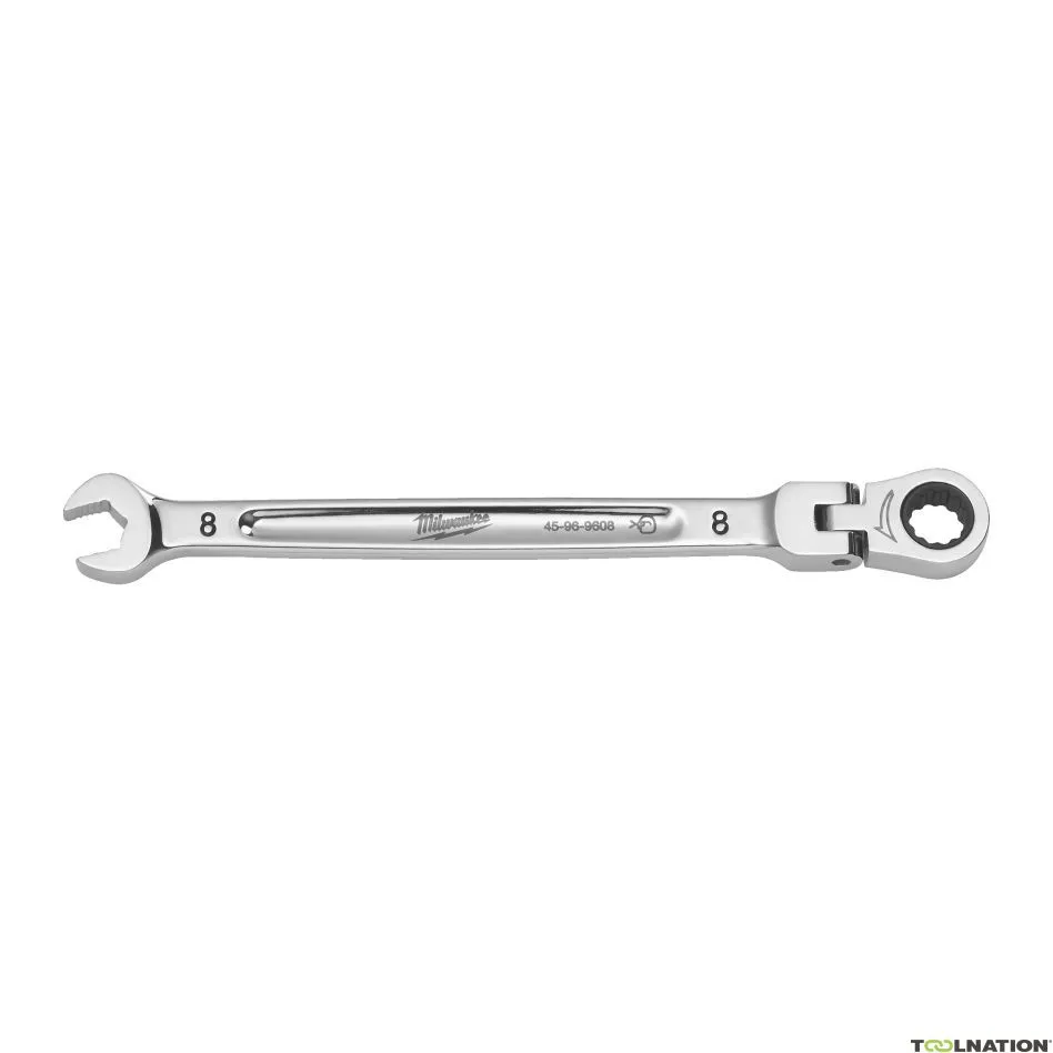 Milwaukee Accessori 4932480181 Chiave a cricchetto con inserto flessibile MAX BITE™ da 8 mm