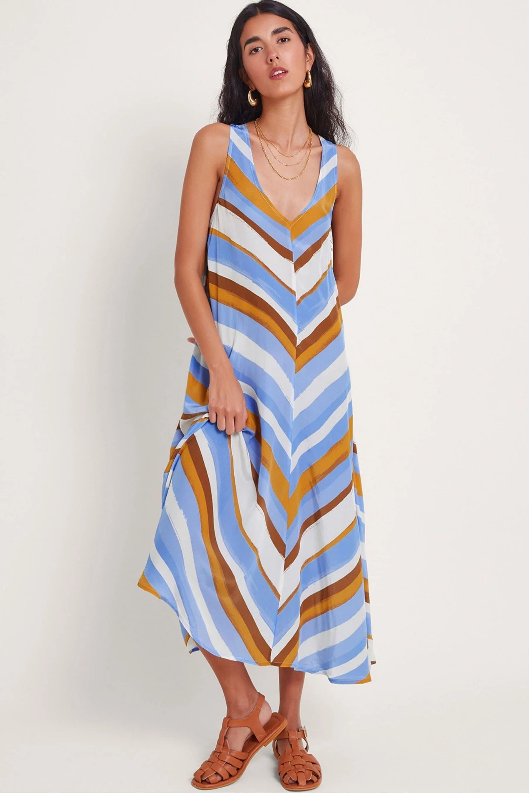 Monsoon Byrdie - abito A righe